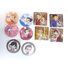Ace Attorney 10 coasters Ryuichi Naruhodo Mitsurugi Oederiki Kokone CAPCOM Cafe