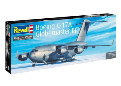 Revell 03747 Boeing C-17A Globemaster III Plastik Modellbausatz 1:144 NEU