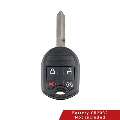 For Ford F-150--F-750 Lincoln 4 Button Car Remote Key Smart Blade + Chip Kit