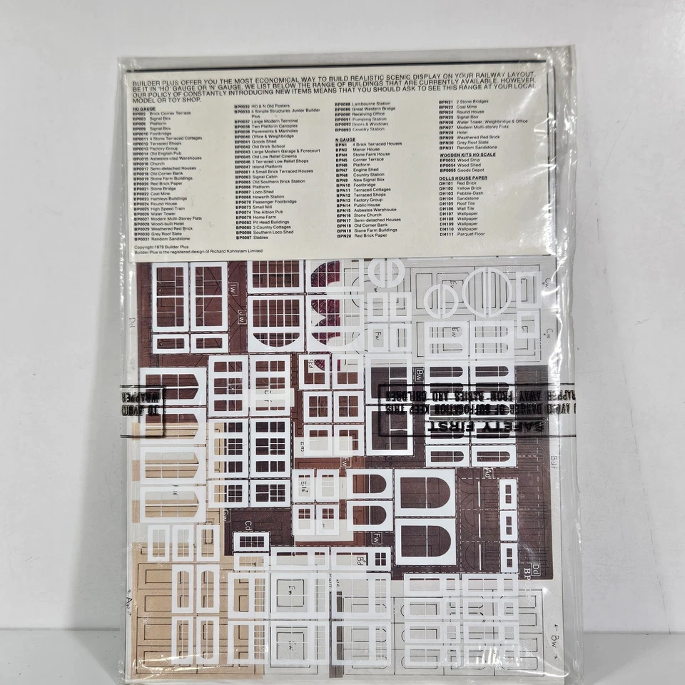 Builder Plus GWR series Great Western 00 Gauge BP0092 Doors & Windows Kit Pack - Image 4 of 4