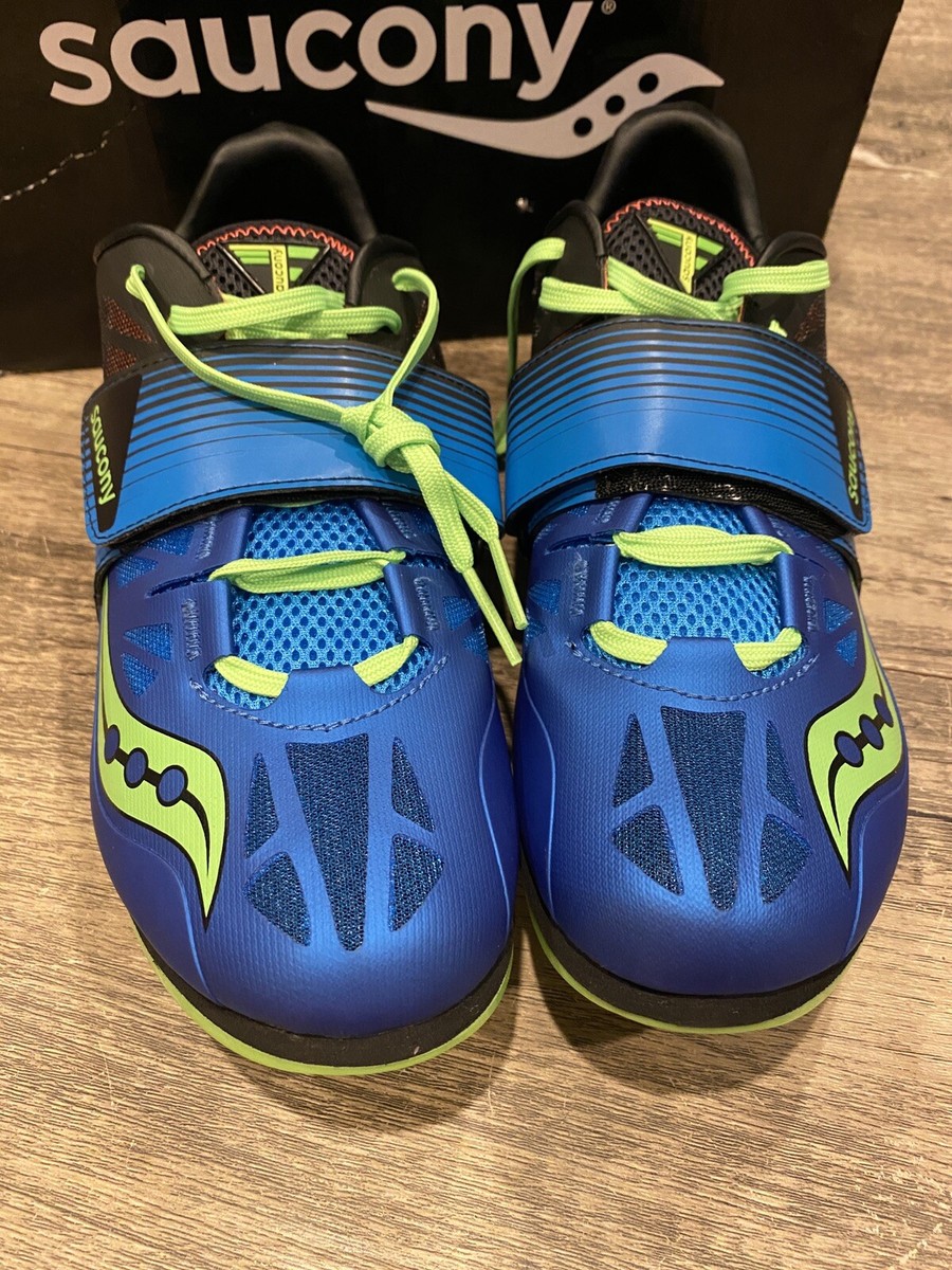 Size 10 - Saucony Soarin J 2 Blue/Slime | eBay display picture 3