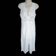 NWT Davi & Dani Elegant White Crop Romper
