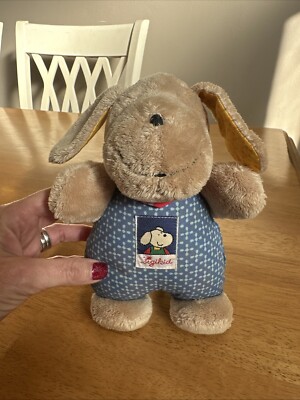 vintage sigikid Musical plush dog Made In Germany Rare Baby Toy