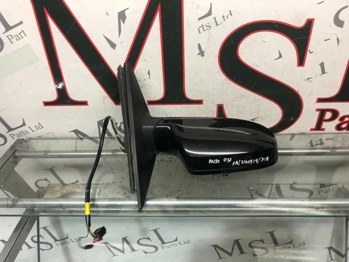 (AS)GENUINE AUDI A4 B8 2011 FRONT WING MIRROR NON-FOLDING RIGHT SIDE 18168 BLACK