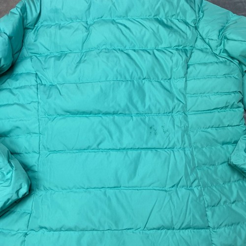 Lands’ End Puffer Jacket Girls XL (18) Blue Green Full Zip Light weight Winter - Picture 6 of 16