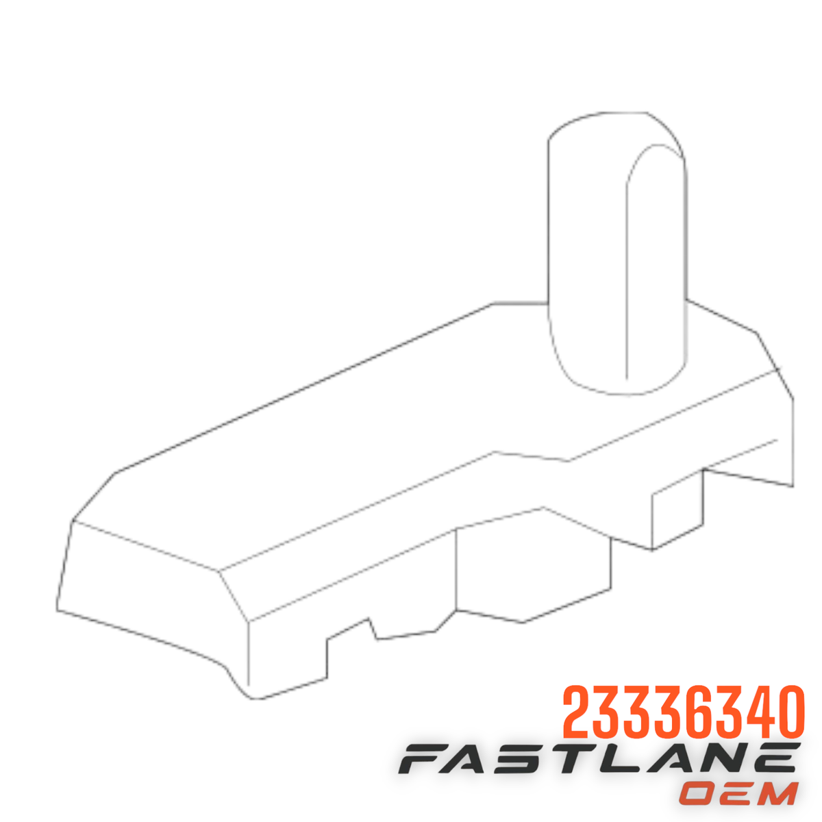 2016-2023 CHEVROLET MALIBU LOWER RADIATOR MOUNT BRACKET NEW