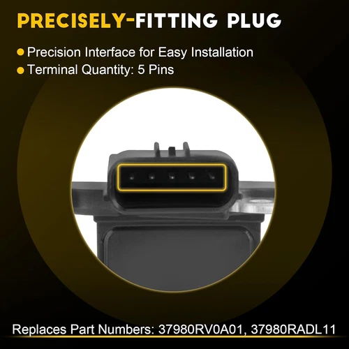 Mass Air Flow Sensor For Honda Accord Pilot Acura RL MDX TL OE# 37980-RNA-A01 US - Picture 10 of 19