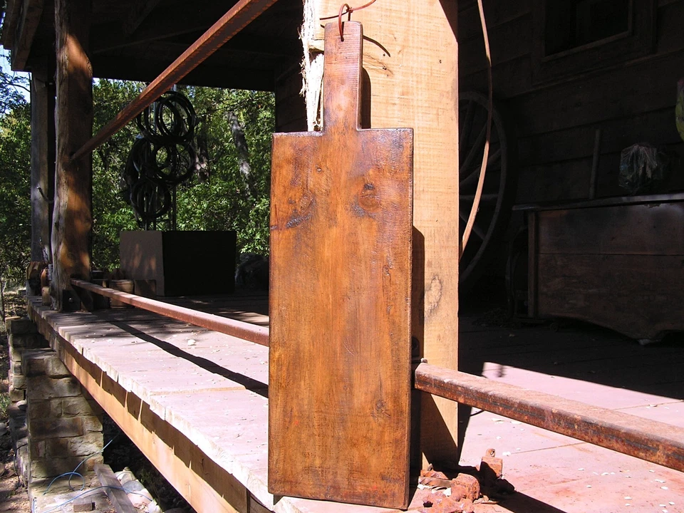 Primitive Wooden Bread paddle board wall hang, 2661 - Image 3 of 4