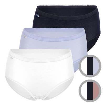 3er Pack - Sloggi - Basic+ - Damen - Midi Slip - Unterhose - Unterwäsche