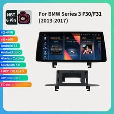 10.33" BMW 3 Series F30 F31 Android12 Screen Apple Carplay Upgrade NBT 6+64GB