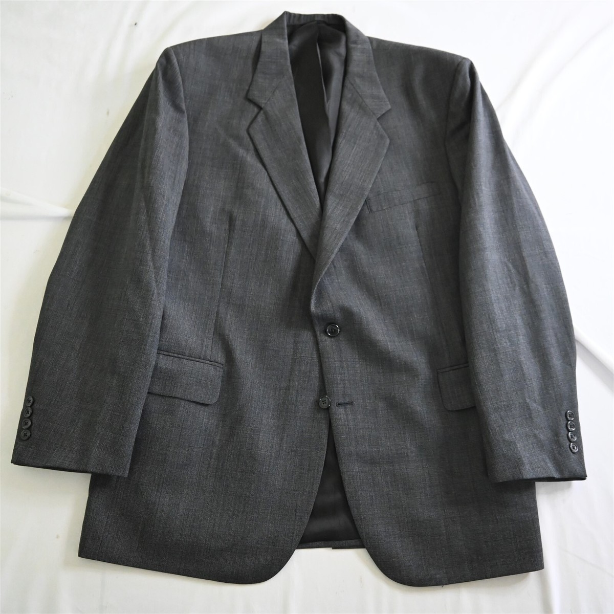 Tom James 46R Gray Birdseye Wool Blazer Suit Jacket Sport Coat | eBay