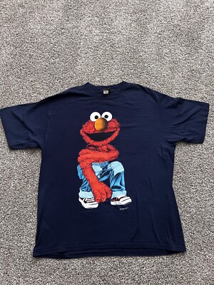 Vintage Elmo T-Shirt Jim Henson Sesame Street Made in USA 1990s | eBay