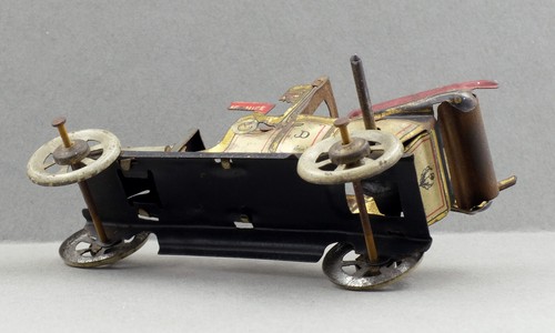 Penny Toy Taxi Cab with Driver German 1910 Meier Nuremberg - Picture 10 of 12