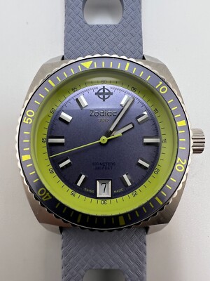 Zodiac Sea Dragon Watch-Z02262- Runs | eBay