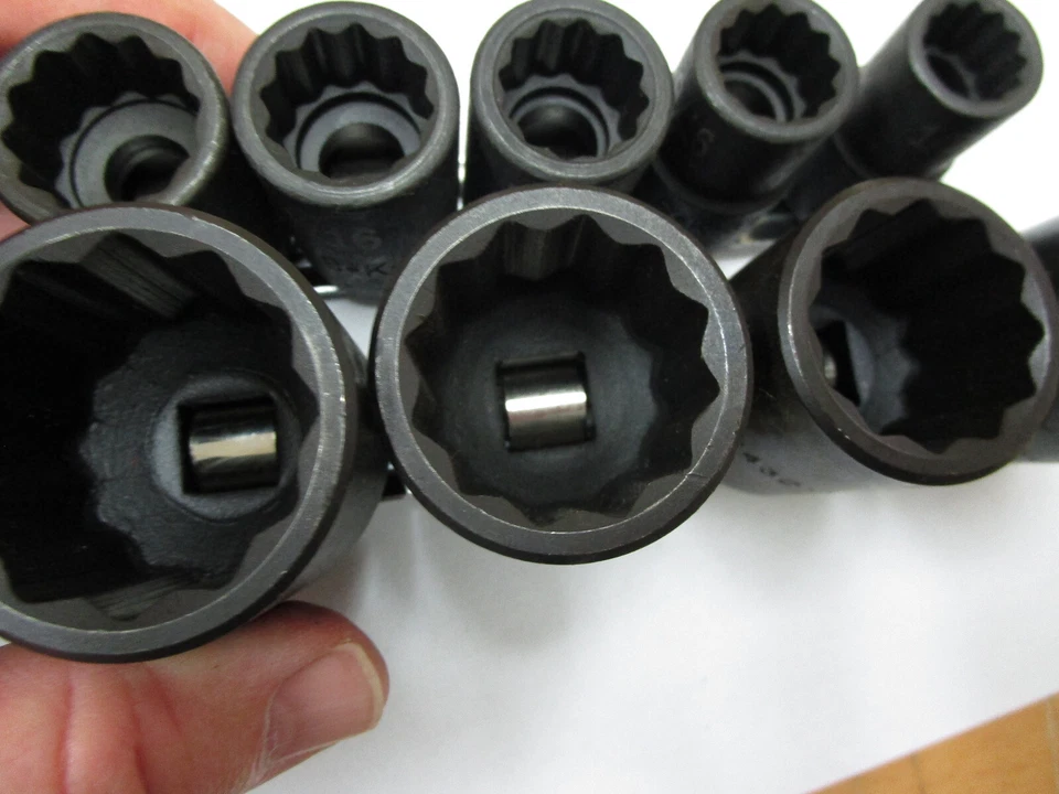9-Pc SK IS1209,  1/2" drive, 12 Point, SAE Impact Socket Set- USA! (1/2-1-1/4") - Image 4 of 4