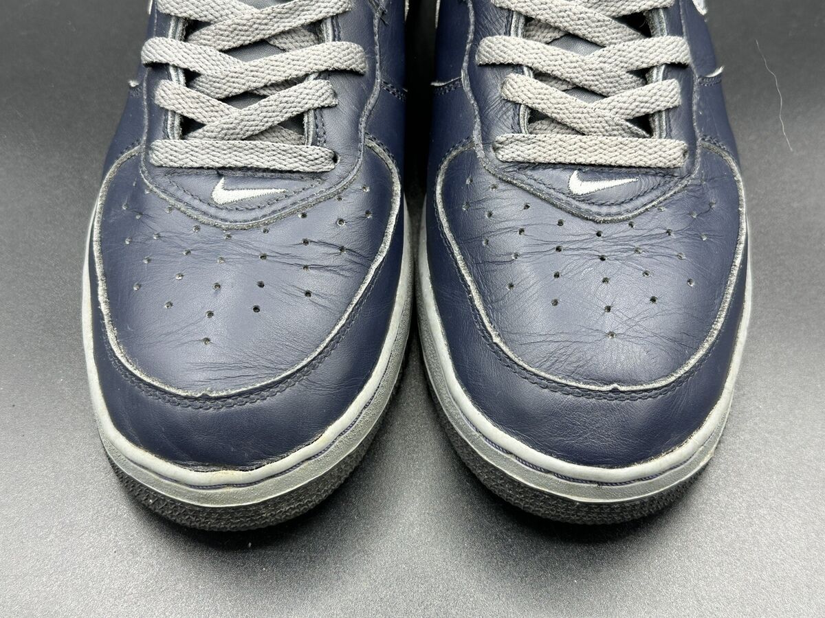 Rare Vintage 2000 Nike Air Force 1 Mid Midnight Graphite Rare Vintage 2000 Nike Air Force 1 Mid Midnight Graphite