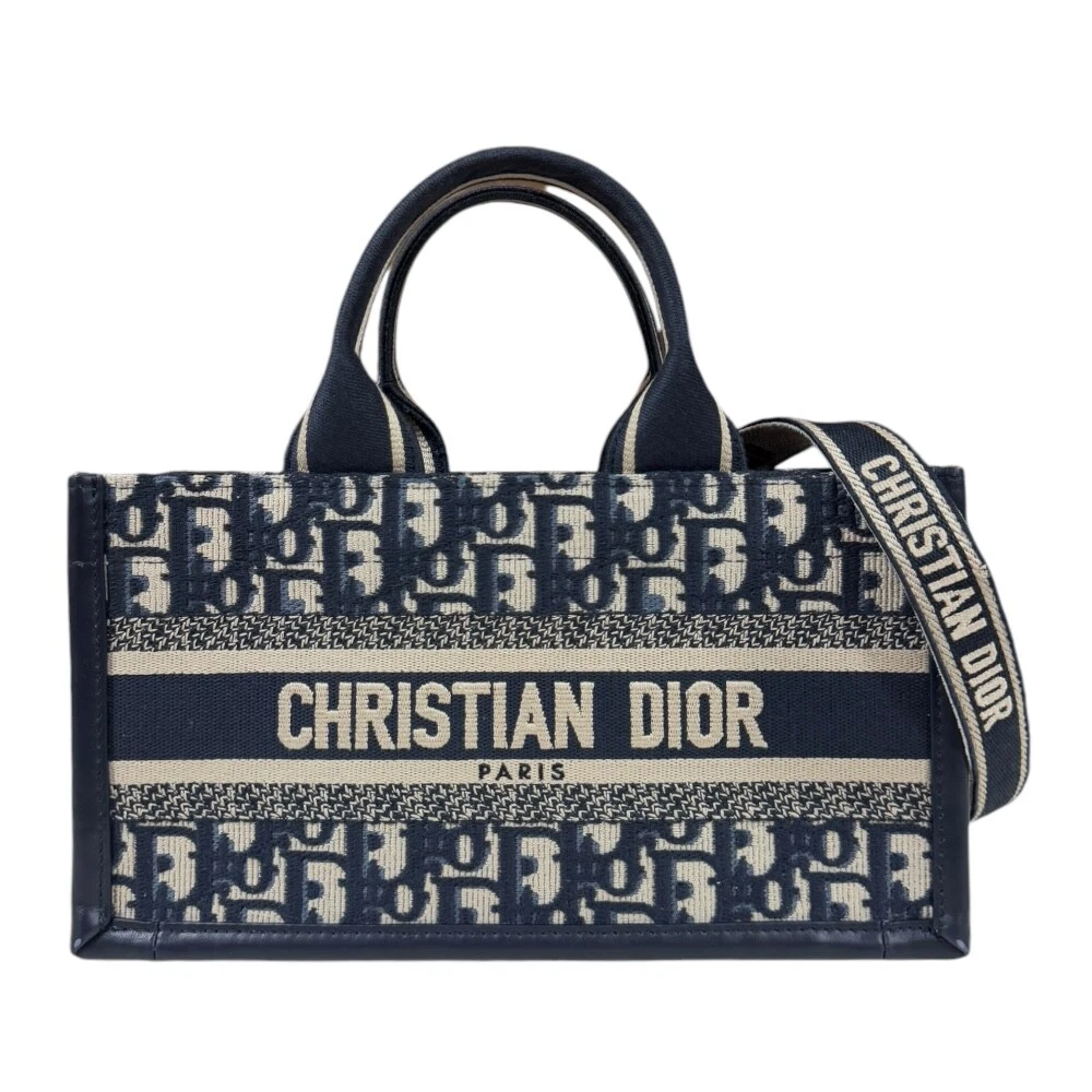 Sac bandoulière Dior M1326CZBB_M928 toile cuir 2WAY East West livre fourre tout occasion