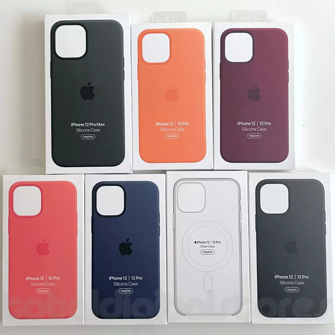 Funda De silicón con Logo Whit Para Iphone 12 Pro Max 12/12 Pro/12 Mini