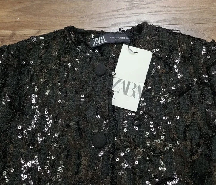 Stunning Quality Sequin Fringe Jacket - Size S - Image 4 of 4