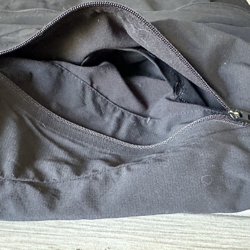 Lululemon Jacket Mens Medium Black Goose Down 700 Fill Bomber Primaloft Puffer - Picture 7 of 12
