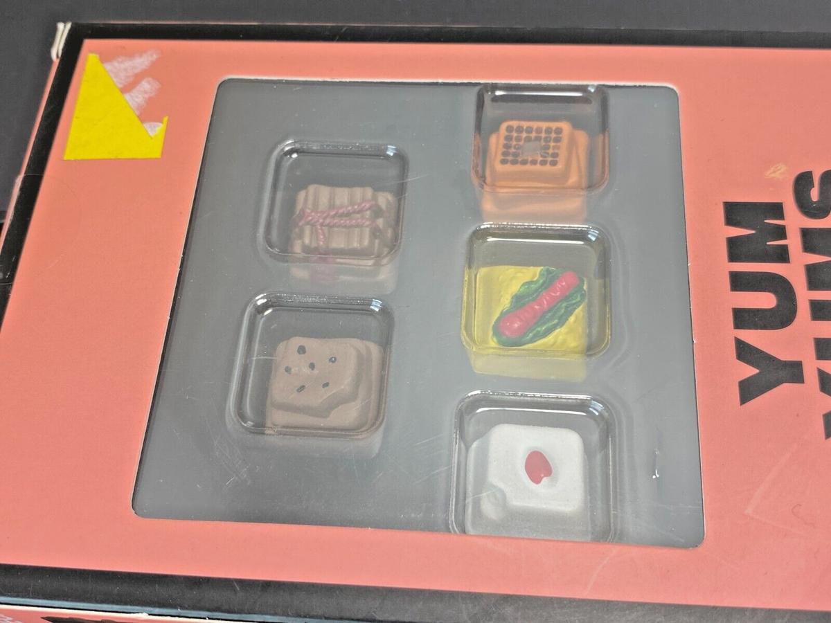 Yum Yums Key Caps Set Of 5 Interchangeable Mechanical Keyboard Fly