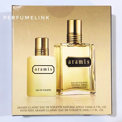 ARAMIS CLASSIC 110ml EDT SPRAY 50ml EDT SET MENS PERFUME (100