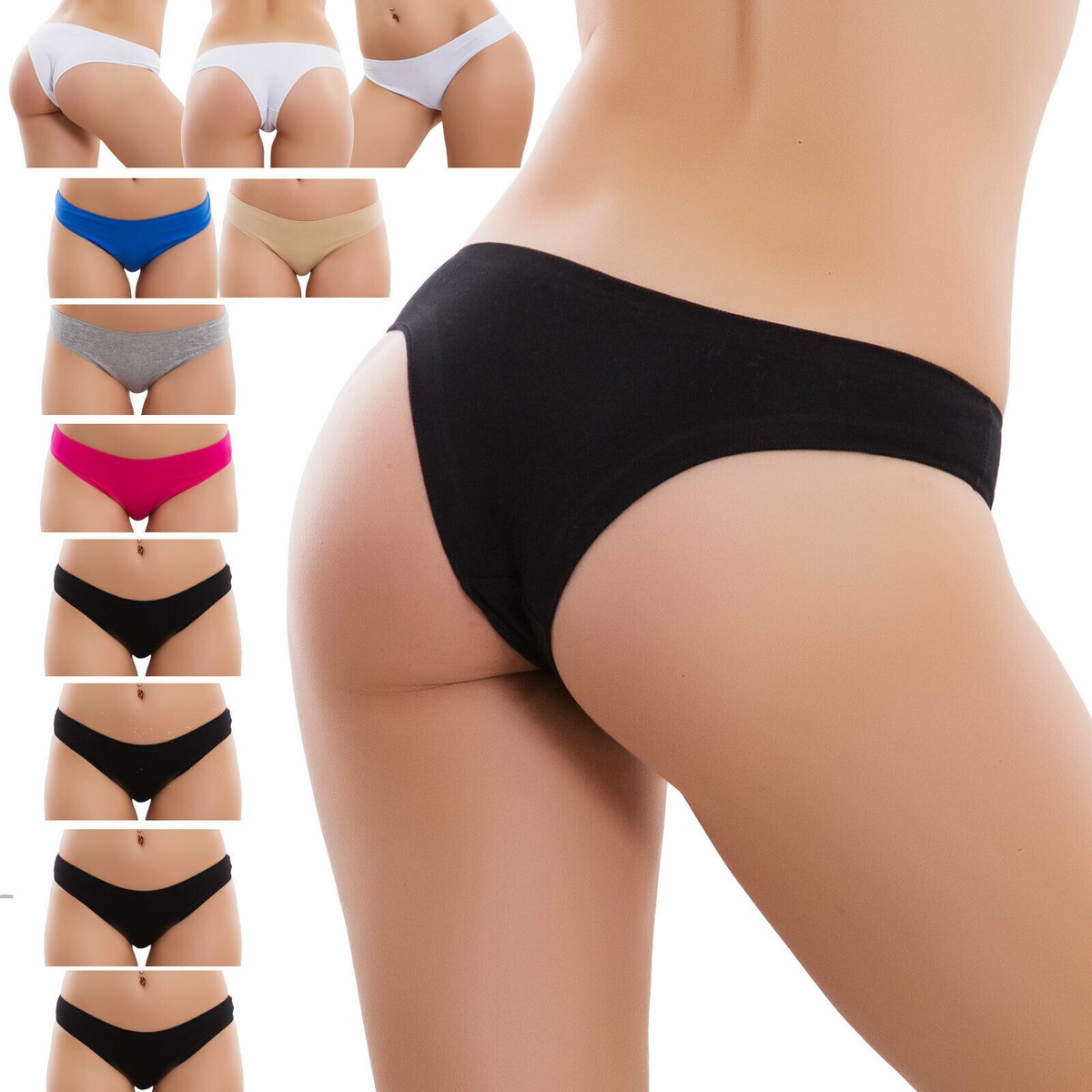 Mutandine Tanga O Brasiliana Differenza Stock 12 Pezzi Slip Donna