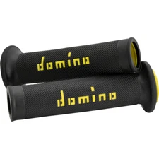 Domino Black/Yellow Dual Compound MotoGP Grips | A01041C4740
