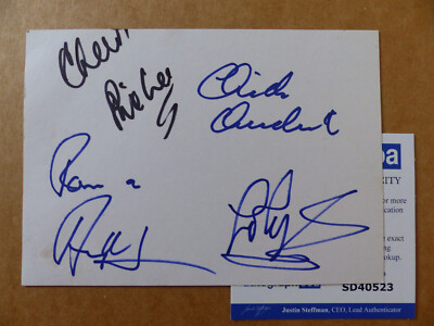 TEN YEARS AFTER Alvin Lee signed Autograph Autographed 4x6 Index Card  ACOA  COA