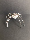 Handmade Hand-painted 4.5" Brown & White Marbled Orb Weaver Spider Replica Figur — photo 5