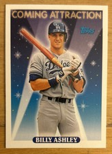 1993 Topps Billy Ashley Coming Attraction Rookie Card (RC) #815 Dodgers OF EX. rookie card picture