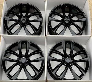 Details About 21 Tesla Model S P100 P100d P85 Arachnid Wheels Oem Factory Rims 21 Black