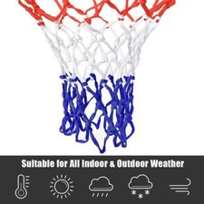 Replacement Basketball Net Heavy Duty All Weather Hoop Goal Indoor Outdoor 20in