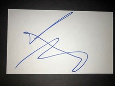 2016 CUBS: Jeimer Candelario, SIGNED 3x5 Card