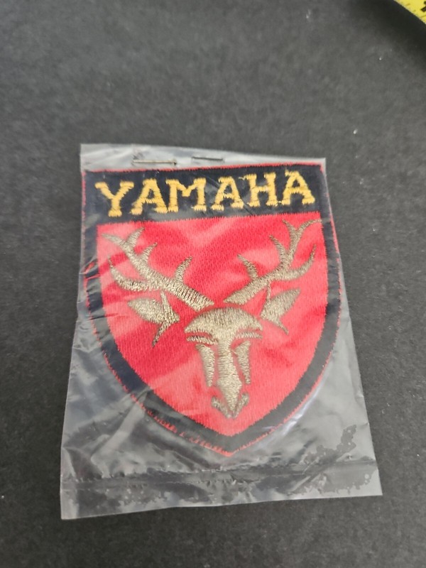 VINTAGE RARE BUCK/DEERHEAD YAMAHA 1950,STILL SEALED EMBROIDERED PATCH 