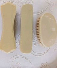 Lot Of Three Vintage Celluloid Brushes