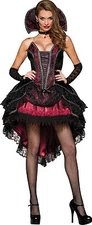 Sexy Adult Halloween InCharacter Deluxe Vampire's Vixen Gothic Babe Costume