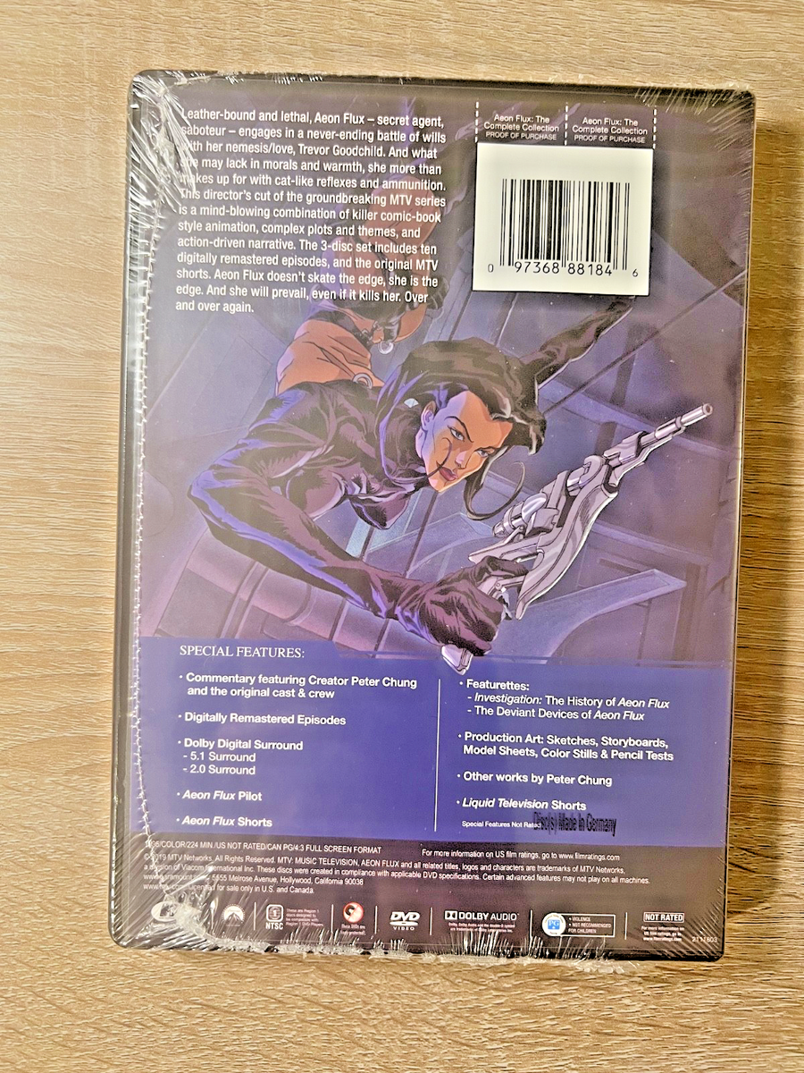 Aeon Flux The Complete Animated Collection DVD MTV Animated TV