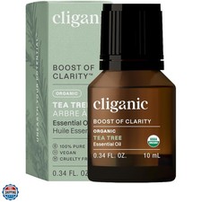 Organic Tea Tree Essential Oil, 100 Pure Natural, for Aromatherapy  Non-GMO...