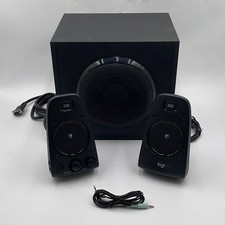 Logitech Z623 400 Watt Home Speaker System, 2.1 Speaker System - Black - READ