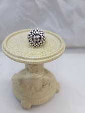 Sterling Silver Sunflower Ring Size10