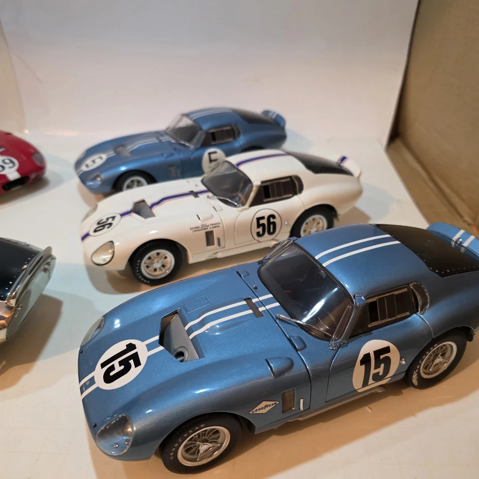 Carroll Shelby 7 PC 1:18 Exoto Daytona Coupe Collection Excellent With Boxes - Image 2 of 4