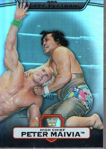 2010 Topps Platinum WWE Rainbow #12 High Chief Peter Maivia - WS