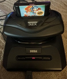 Sega Genesis Model 2 + Sega 32X Console Bundle, Controller & All Cords Lot Works