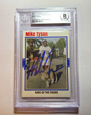 Mike Tyson Boxing Cards and Autographed Memorabilia Guide 6