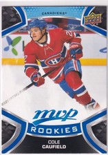 21/22 UD MVP COLE CAUFIELD RC SP ROOKIE #243