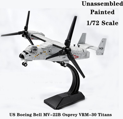 1/72 US MV-22B Osprey VRM-30 Titans Painted Unassembled Model