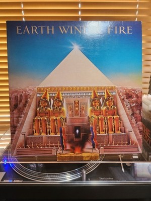 Earth Wind And Fire, All N All, 1977 1st Columbia, JC-34905, W/Poster, VG+/VG+