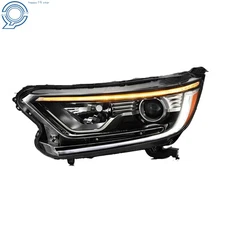 Front Headlight Assembly For Honda CR-V 2017-2022 Headlamp Halogen Black Left