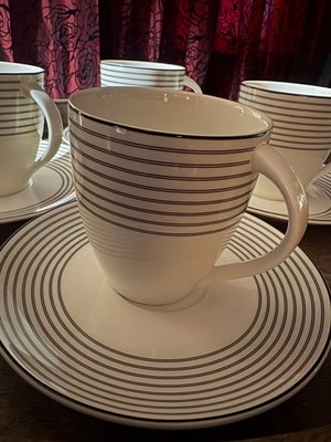 4 of Chip Resistant Mikasa Overture Cup & Saucer